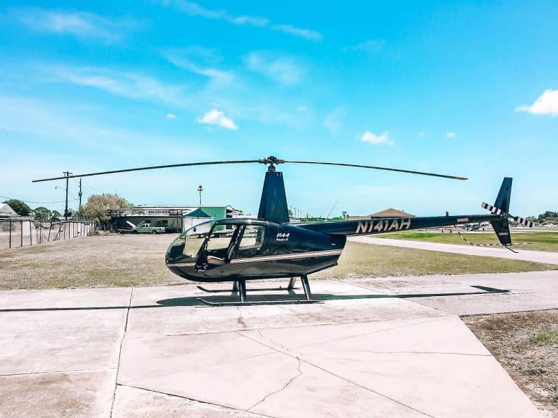 Voyager Aviation Flight School MErritt Island Florida USA R44 Helicopter